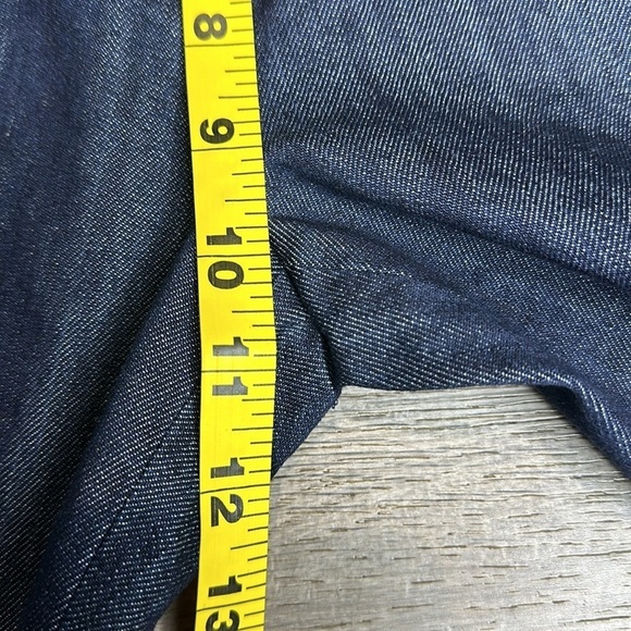 Kate Spade Women’s High Rise Curvy Straight Leg Ankle Jeans in Dark Blue Sz 00 - Picture 9 of 11